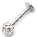 Labret acero bola multijoya