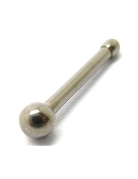 Nostril recto de titanio crudo