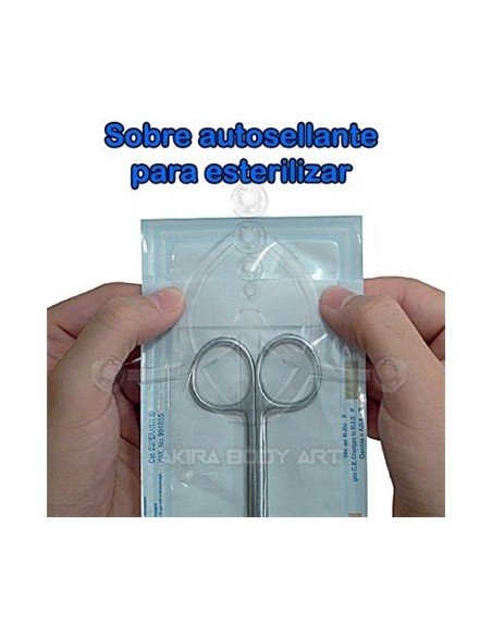 Sobre autosellante para esterilizar.