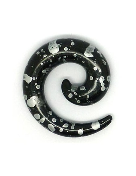 Espiral Acrílico. Negro Marino