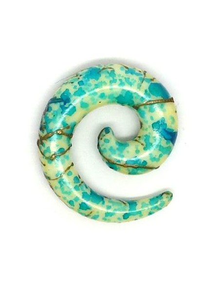Espiral Acrílico. Verde Marino