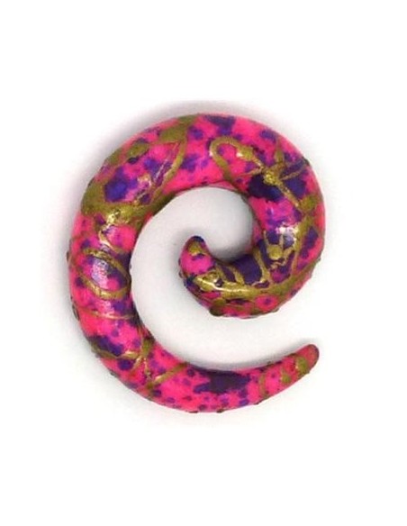 Espiral Acrílico. Rosa Marino