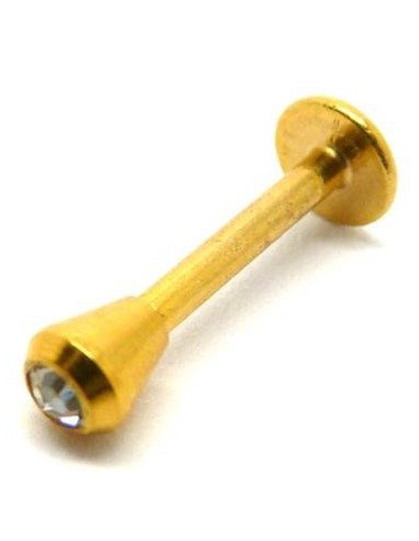 Labret con cono con joya