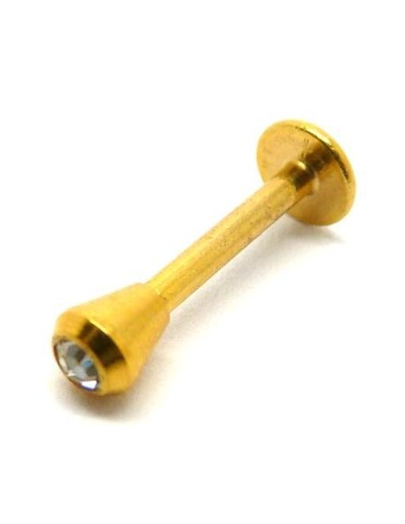 Labret con cono con joya