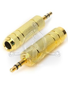 Adaptador Mini-Jack a Jack-hembra