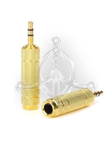 Adaptador Mini-Jack a Jack-hembra