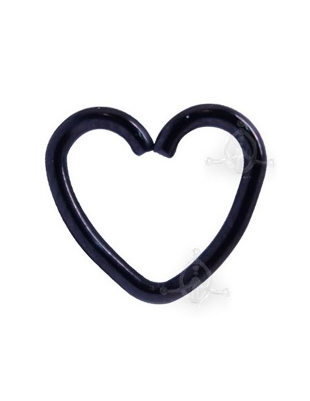 Aro flexible Corazón NEGRO