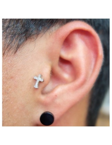 Tragus Cruz de Plata