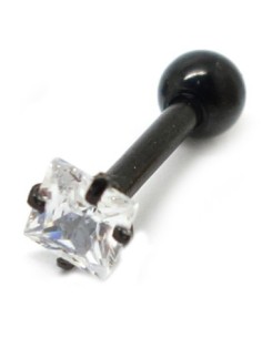 Tragus Joya engarzada NEGRO