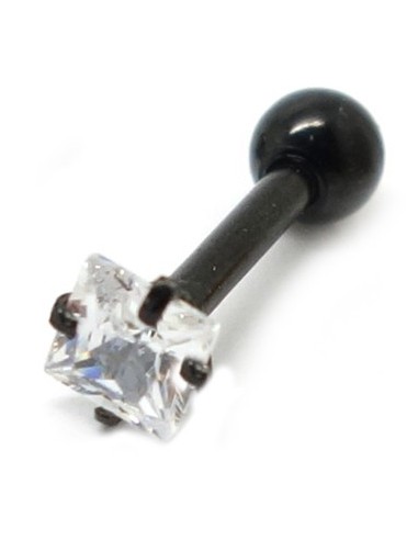 Tragus Joya engarzada NEGRO