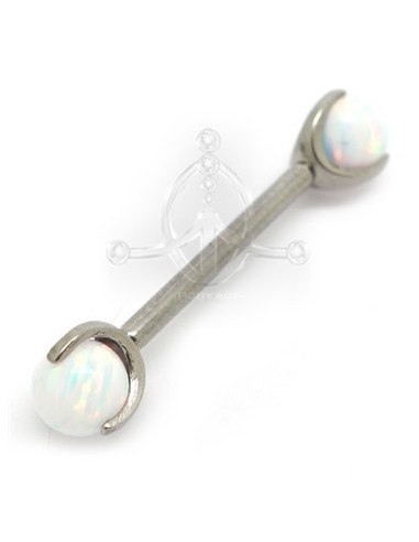 Barbell OPALO blanco