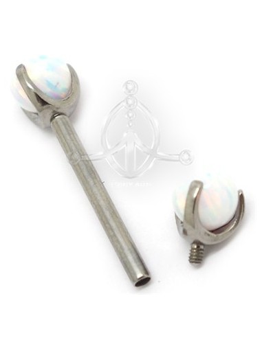 Barbell OPALO blanco