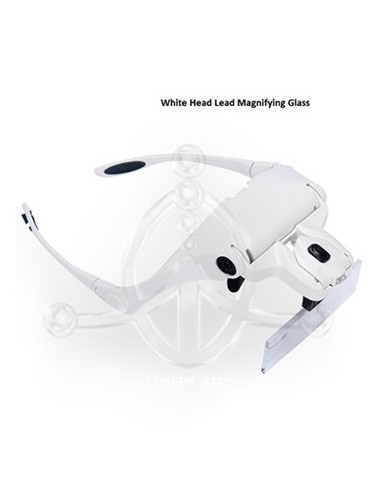 Luz LED frontal con lupa