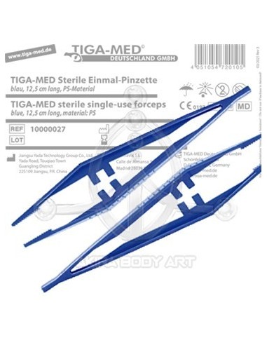Pinza plástico desechable
