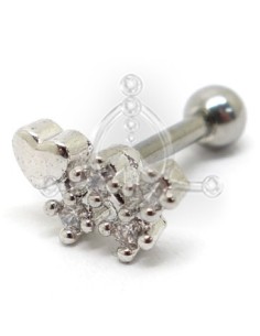 Tragus Corazón con Estela