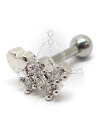 Tragus Corazón con Estela