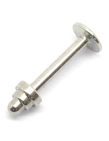 Labret con pinchos con muescas