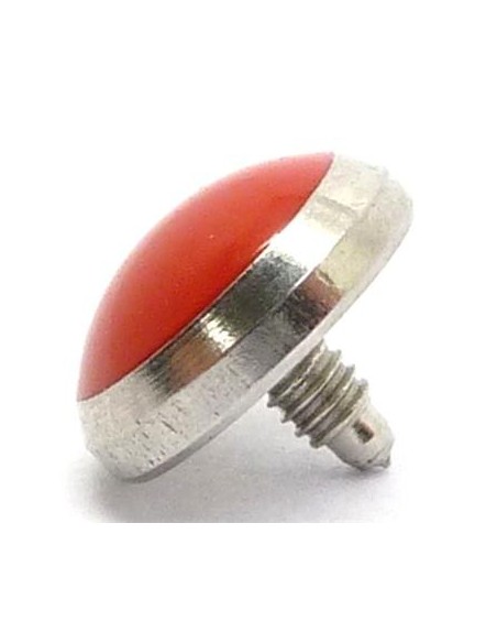 Repuesto microdermal piedra en rojo de 5mm