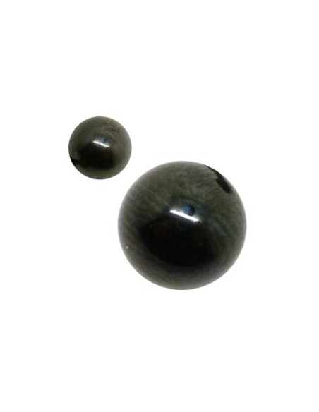 Bola negra de acero 316L