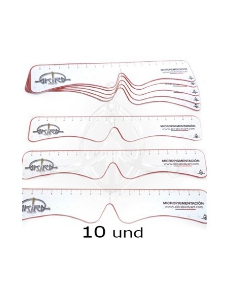 Regla ergonómica para Cejas