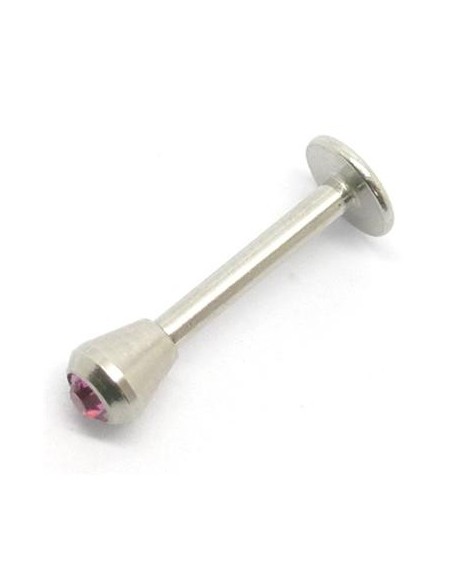 Labret con cono con joya