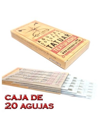 Agujas Magnum Curvada - Caja de 20