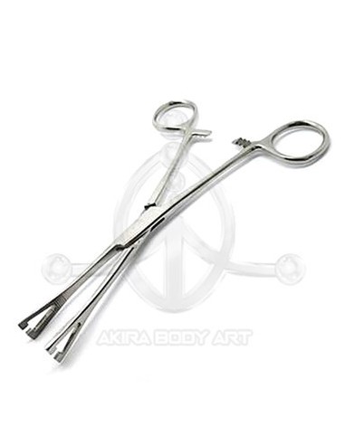 Pinza triangular abierta