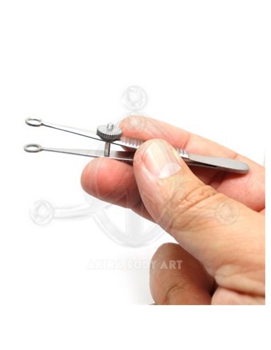 Pinza redonda cerrada