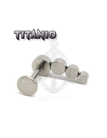 Tragus rosca interna G23 azulita turquesa.