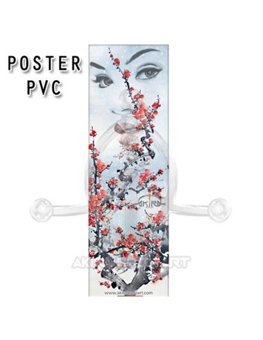 Póster Cerezo Akira Body Art.