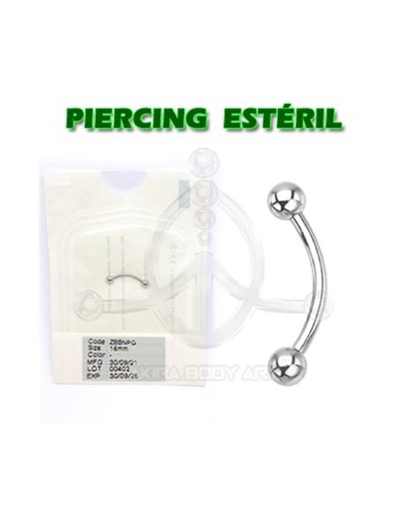 Minibanana de acero 316L (ESTÉRIL)