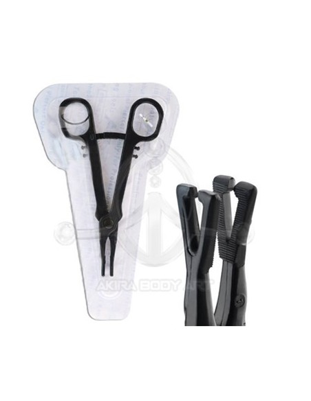 Pinza desechable triangular abierta (ESTÉRIL)