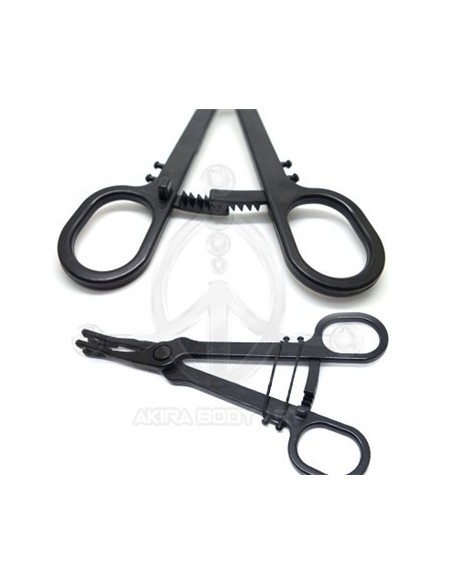 Pinza desechable triangular abierta (ESTÉRIL)