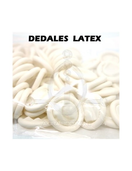 Dedal de latex desechable