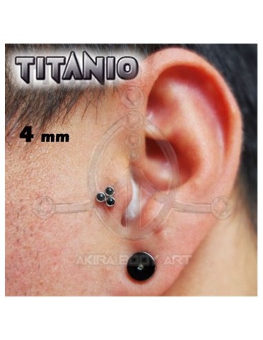 Labret titanio ROSCA INTERNA ? Joyas negras