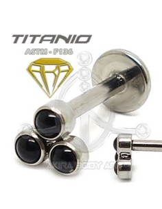 Labret titanio ROSCA INTERNA ? Joyas negras 2