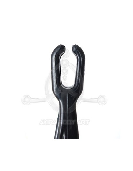 Pinza desechable redonda abierta (ESTÉRIL)