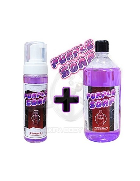 Kit PURPLE SOAP y PURPLE FOAM de AKIRA