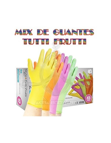 Guantes de Nitrilo TUTTI FRUTTI