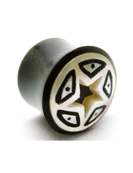 Dilatador hueso con logo estrella en nacar