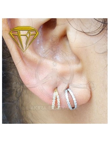 Aro segmentado 2 aros - joyas