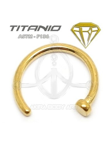 Aro de fácil inserción ? Titanio ORO