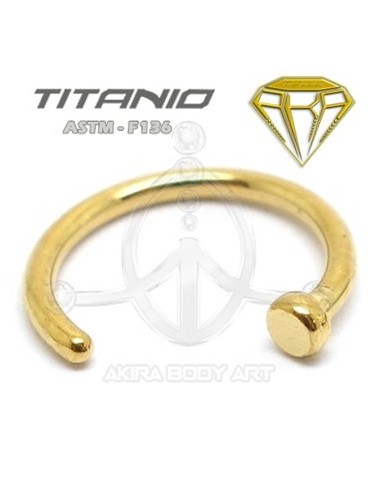 Aro de fácil inserción ? Titanio ORO