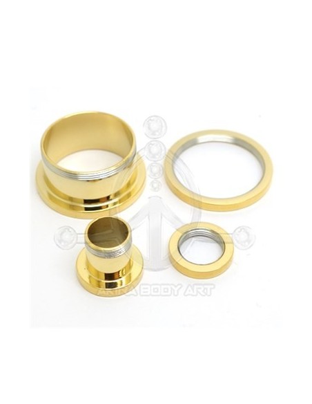 GOLD Steel Threaded Tunnel