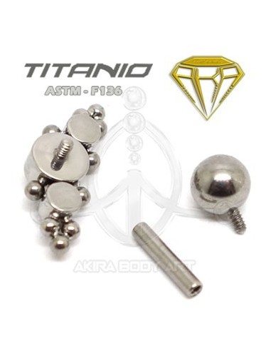 Tragus 3 Ópalos y Bolas
