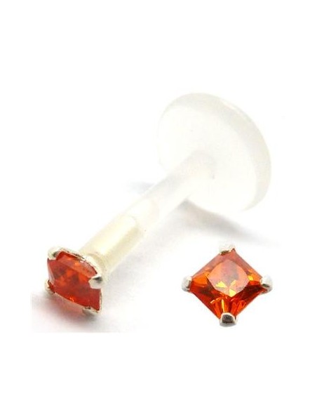Labret bio-plast joya cuadrada