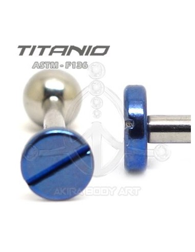 Barbell TORNILLO Azul