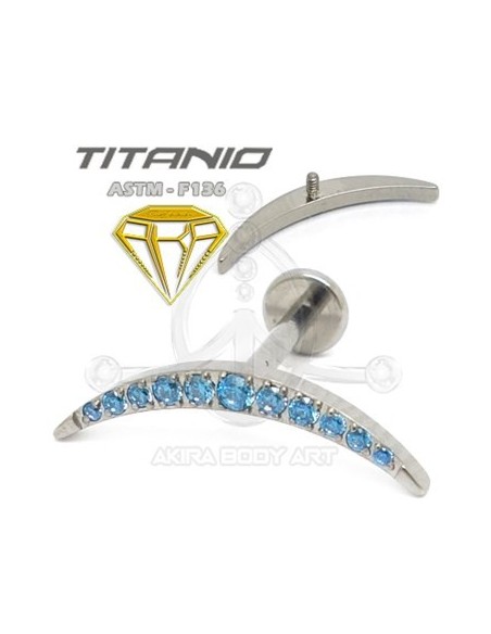 Labret LUNA Joyas - Titanio