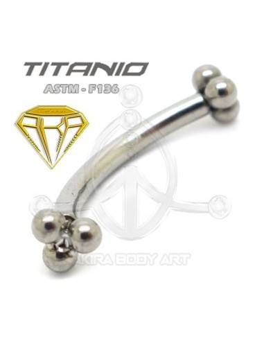 Minibanana con Bolas - Titanio