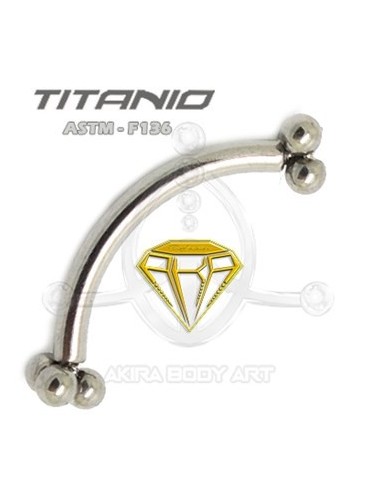 Minibanana con Bolas - Titanio
